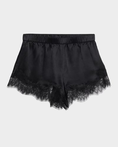 L & apos;AGENCE Joy Silk Lace Shorts