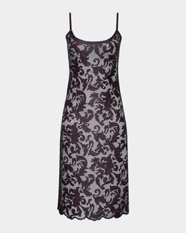 L & apos;AGENCE Kazuko Laser-Cut Mesh Knee-Length Dress