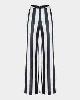 L & apos;AGENCE Livvy Striped Straight-Leg Trousers