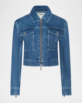L & apos;AGENCE Micah Oversized Denim jacket