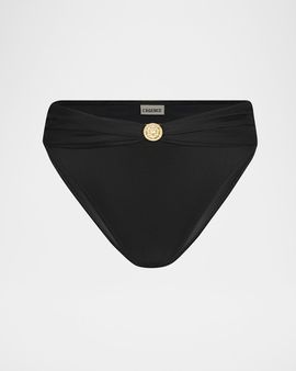L & apos;AGENCE Miya Solid Classic Bikini Bottoms