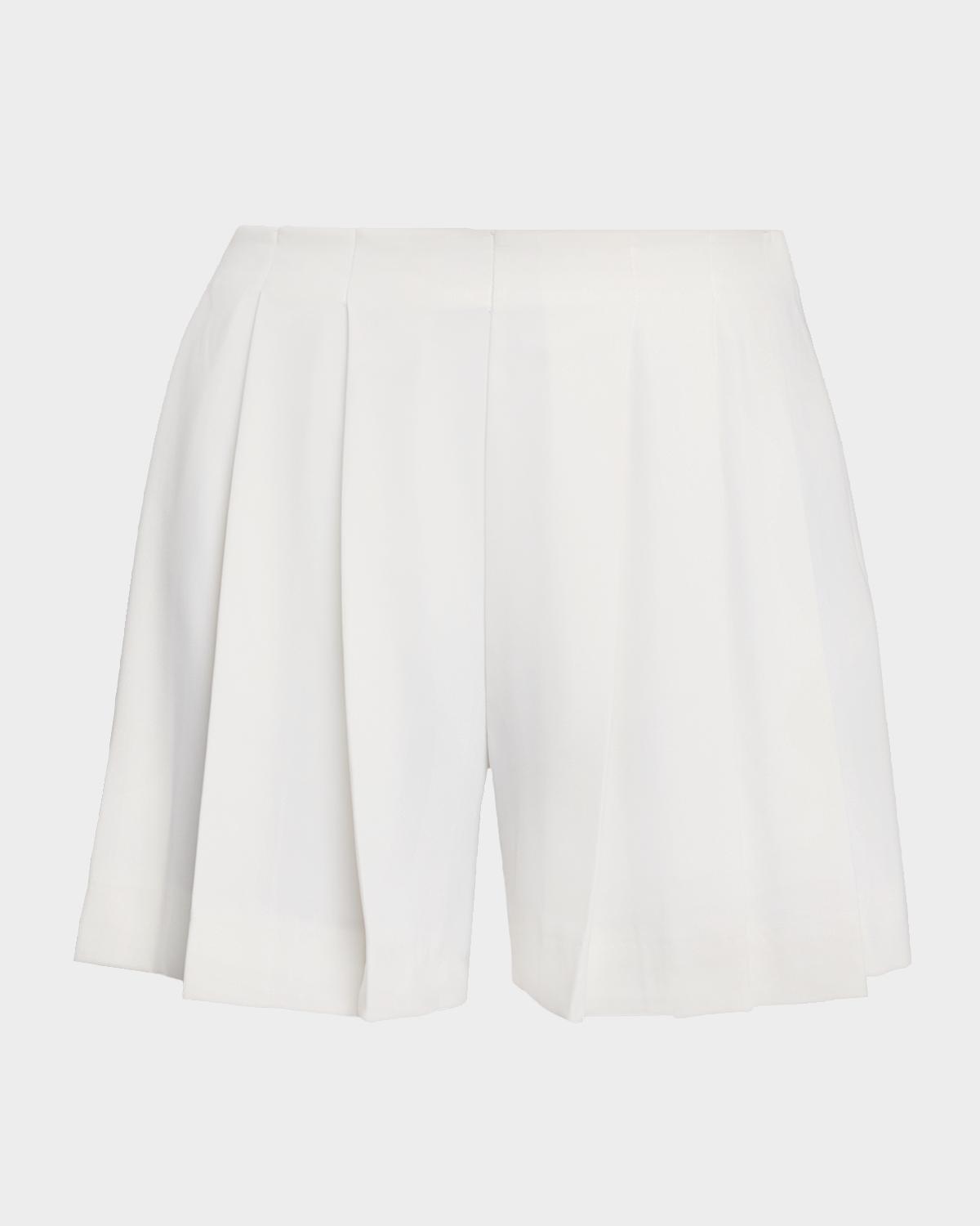 L & apos;AGENCE Naamah Pleated Shorts