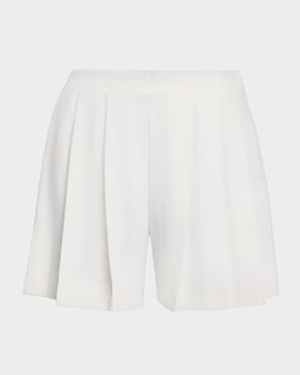 L & apos;AGENCE Naamah Pleated Shorts