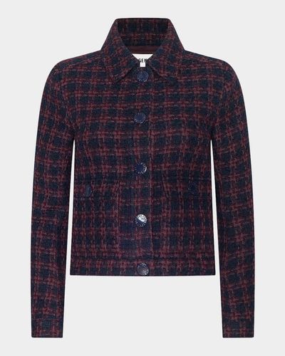 L & apos;AGENCE Nyx Tweed Crop Jacket