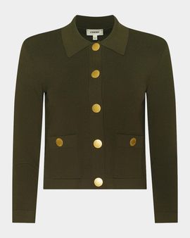 L & apos;AGENCE Osiris Collared Cardigan
