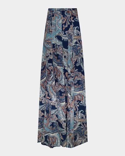 L & apos;AGENCE Patricia Paisley Maxi Skirt
