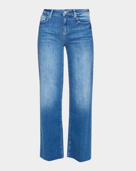 L & apos;AGENCE Petite Scottie High-Rise Wide-Leg Jeans