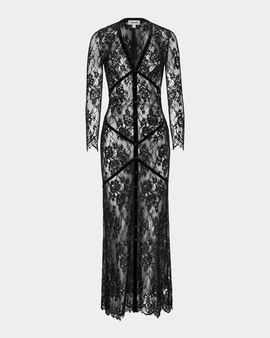 L & apos;AGENCE Poesy Lace Maxi Dress