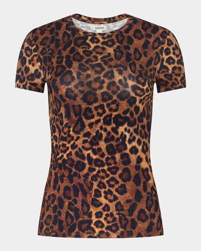L & apos;AGENCE Ressi Leopard-Print T-Shirt