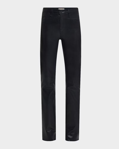 L & apos;AGENCE Ruth High-Rise Coated Straight Jeans