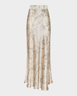 L & apos;AGENCE Ryker Silk Maxi Skirt