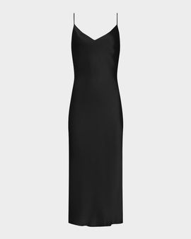 L & apos;AGENCE Seridie Mid-Length Silk Slip Dress