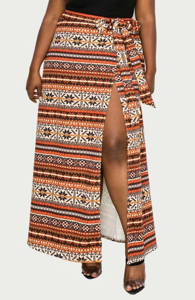 L I V D L I V D Ari Wrap Maxi Skirt