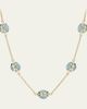 L. Klein 18k Gold Prisma Aquamarine Chain Necklace - 1