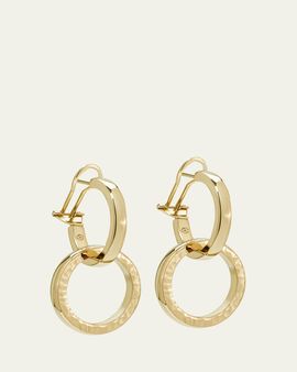 L. Klein Duetto 18K Yellow Gold Large Double-Hoop Earrings