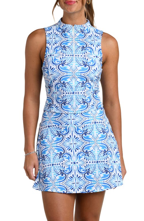 La Blanca La Blanca Blue Tile Sleeveless Top