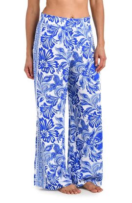 La Blanca La Blanca Botanical Brocade Wide Leg Cover-Up Pants
