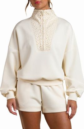 La Blanca La Blanca Cloudset Lounge Half Zip Top