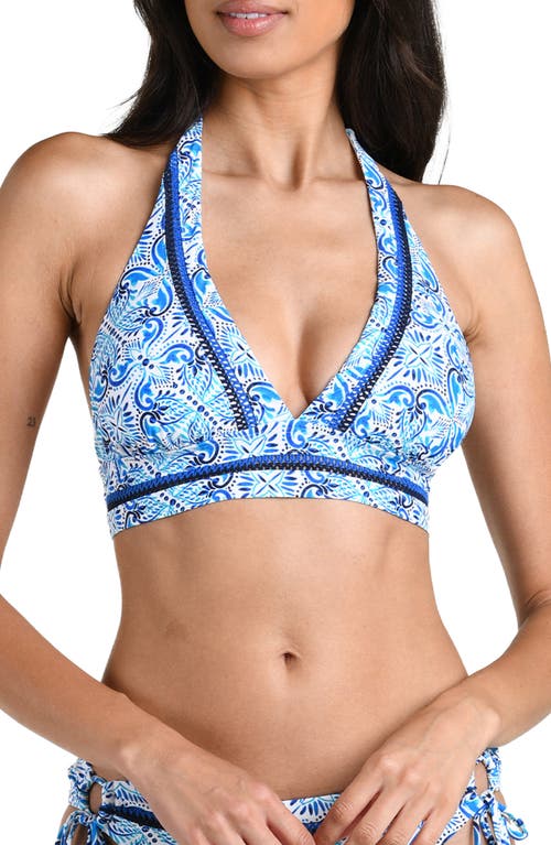 La Blanca La Blanca Costa Azul Banded Halter Bikini Top