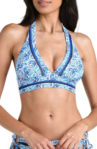 La Blanca La Blanca Costa Azul Banded Halter Bikini Top