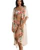 La Blanca La Blanca Courtyard Palms Tie Waist Kimono Cover-Up - 4