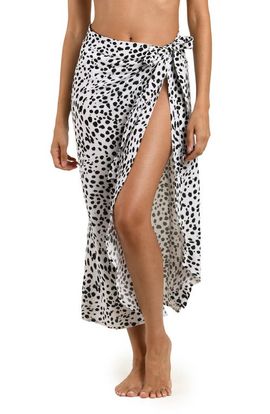 La Blanca La Blanca Dot and Dune Midi Skirt Cover-Up