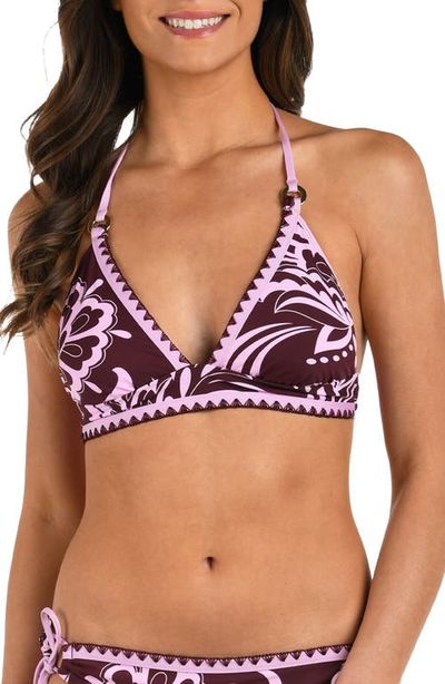 La Blanca La Blanca Fiji Soft Band Embroidered Bikini Top