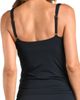 La Blanca La Blanca Island Goddess Ruched Plunge Neck Keyhole Tankini Top - 2