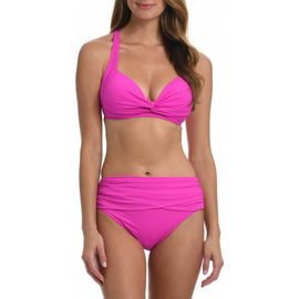 La Blanca La Blanca Keyhole Banded Bikini Top