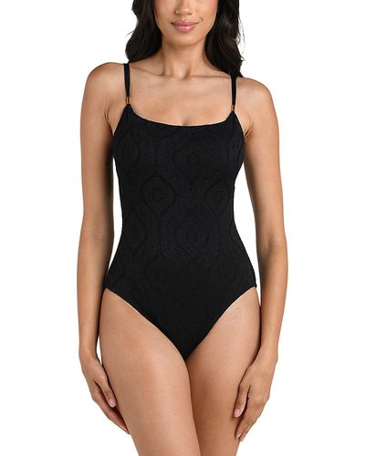 La Blanca La Blanca Mantra Eyelet One Piece Swimsuit