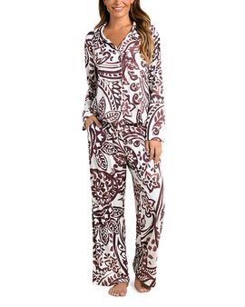 La Blanca La Blanca Painted Paisley Pajama Set