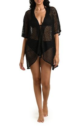 La Blanca La Blanca Sandbar Social Crochet Cover-Up Kimono