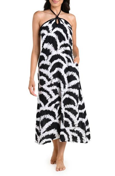 La Blanca La Blanca Shadows Halter Cover-Up Maxi Dress