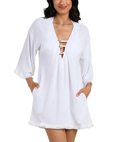 La Blanca La Blanca Wild Nomad Terry Tunic Swim Cover-Up