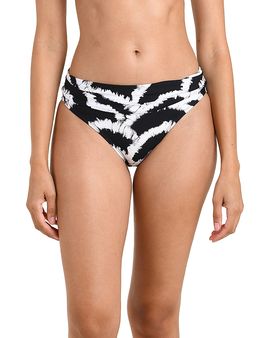 La Blanca La Blanca Woven Shadows Shirred Band Hipster Bikini Bottom