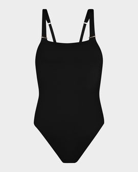 La Blanca Plus Size LB Luxe Square-Neck One-Piece Swimsuit