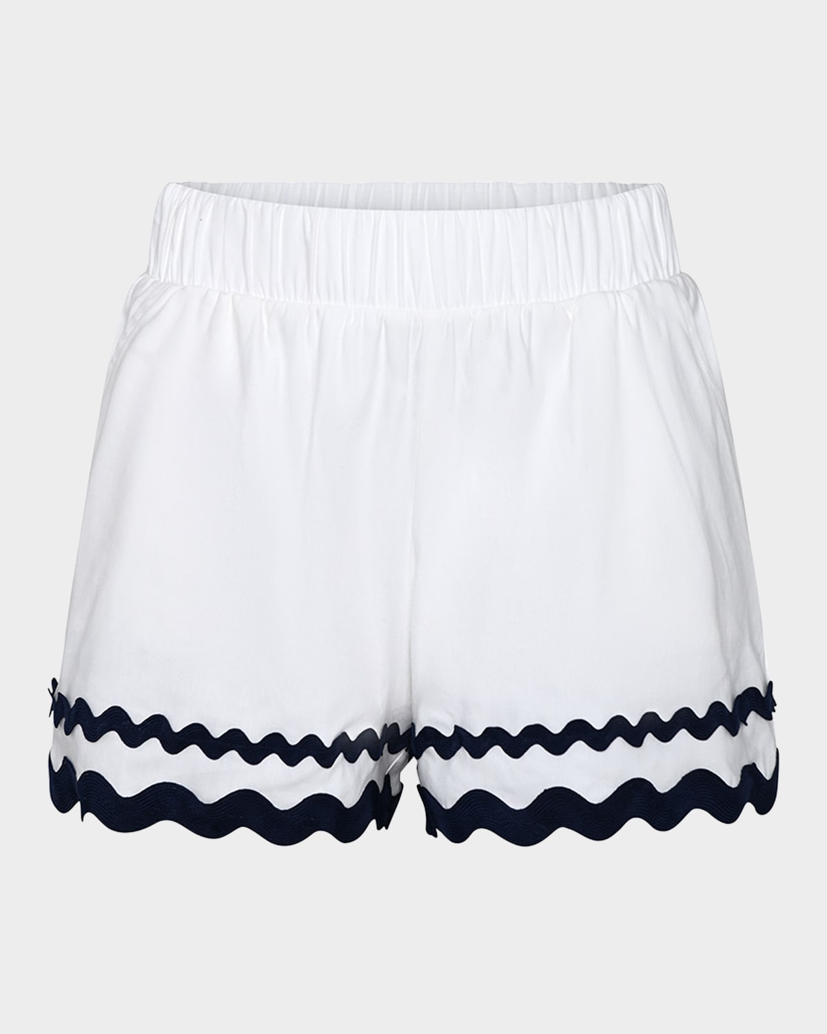 La Blanca Poolside Linen-Blend Shorts