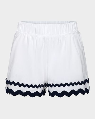 La Blanca Poolside Linen-Blend Shorts