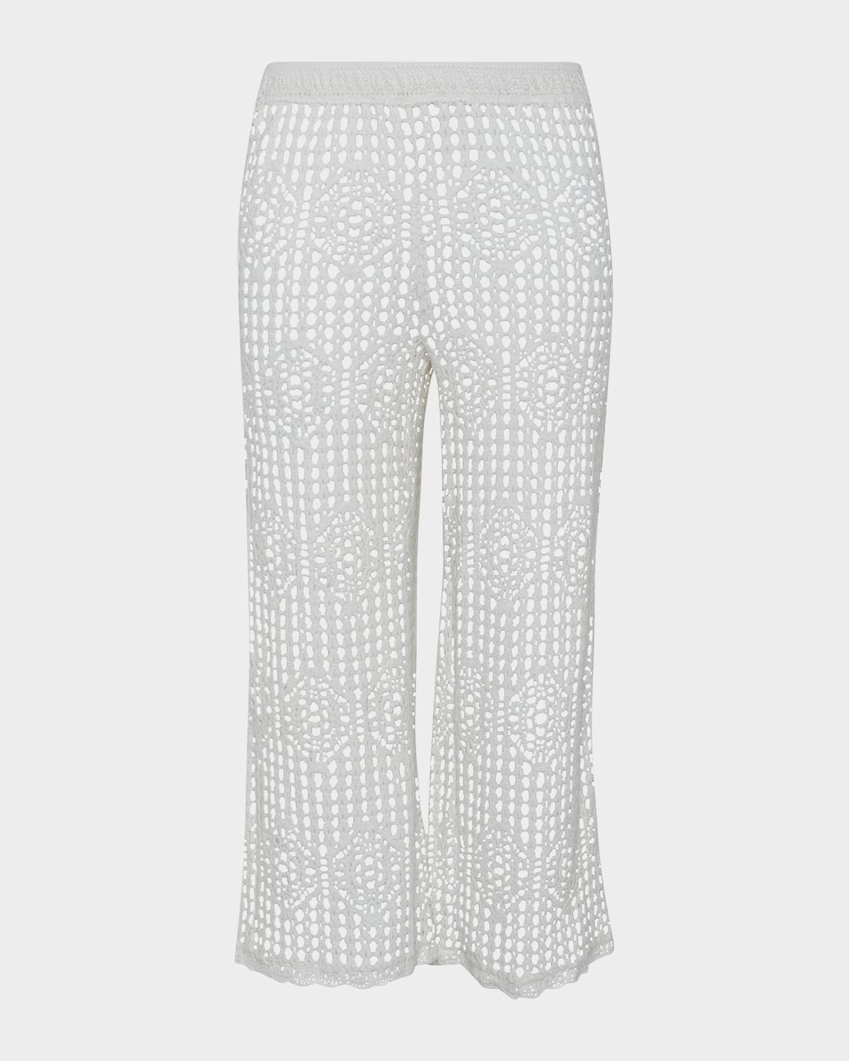 La Blanca Waverly Crochet Cropped Pants