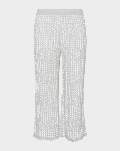 La Blanca Waverly Crochet Cropped Pants