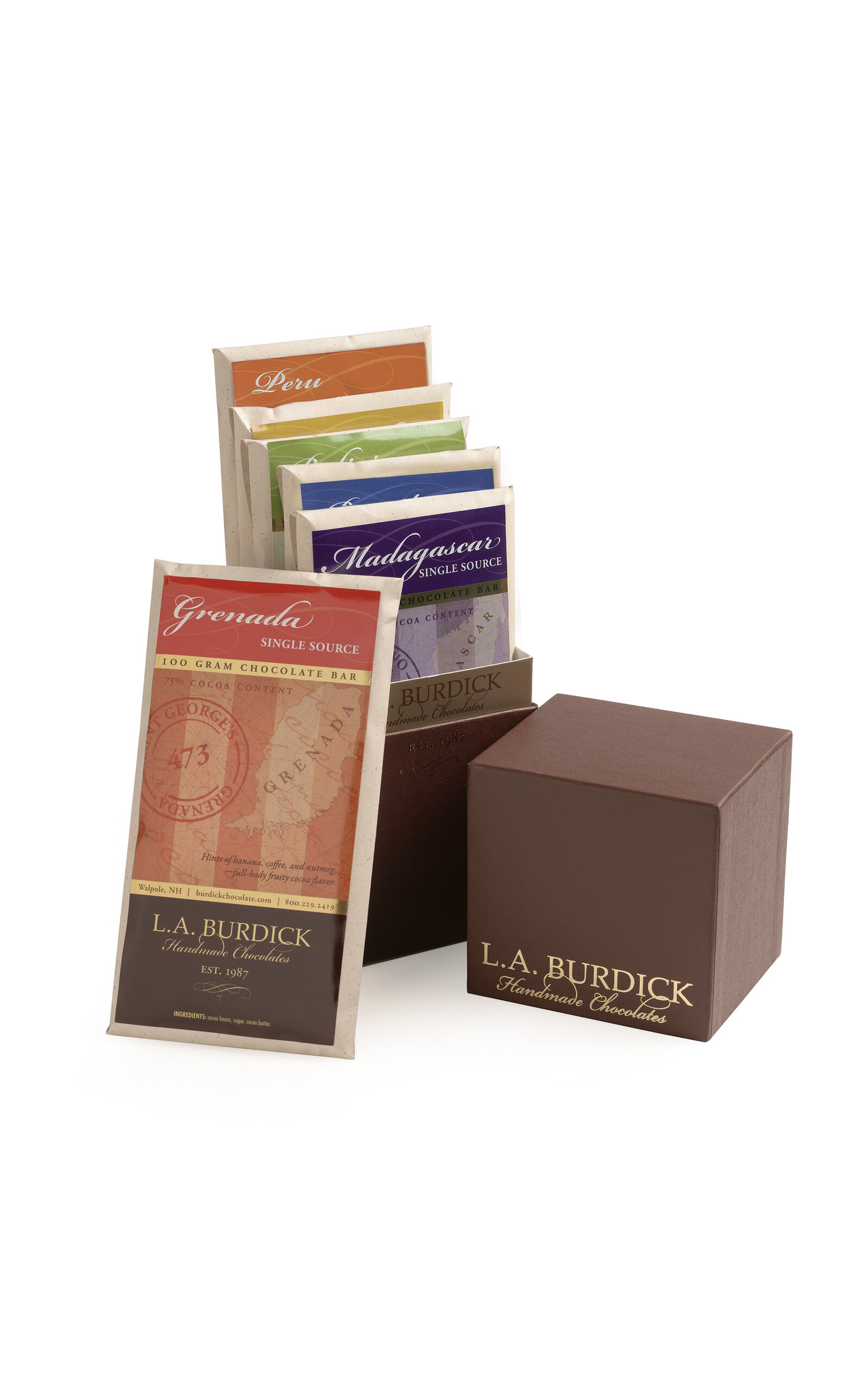 L.A. Burdick L.A. Burdick Exclusive Single Source Chocolate Bar Set Multi