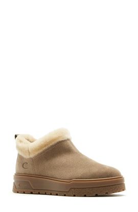 La Canadienne La Canadienne Essential Leather Boot with Genuine Shearling Trim
