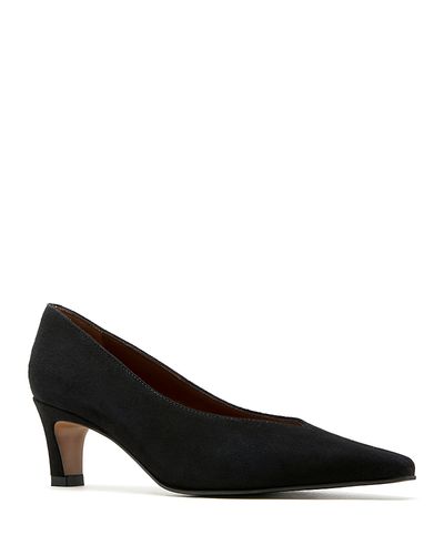 La Canadienne La Canadienne Women's Beckham Suede Mid Heel Pumps