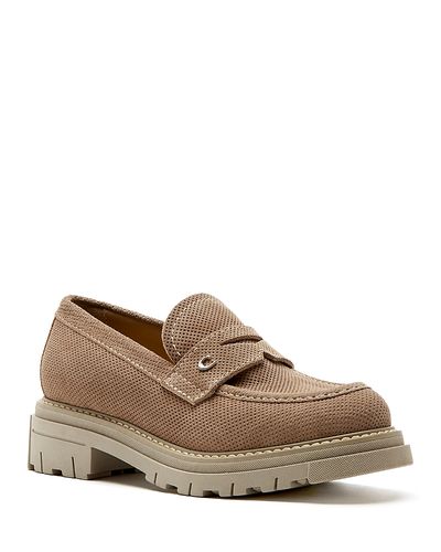 La Canadienne La Canadienne Women's Dillon Suede Penny Loafers