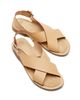La Canadienne La Canadienne Women's Freeda Leather Flat Sandals - 3