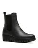 La Canadienne La Canadienne Women's Tinsel Leather Wedge Heel Chelsea Boots - 1
