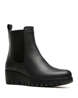La Canadienne La Canadienne Women's Tinsel Leather Wedge Heel Chelsea Boots