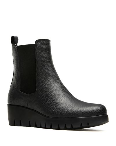 La Canadienne La Canadienne Women's Tinsel Leather Wedge Heel Chelsea Boots