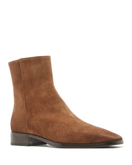 La Canadienne La Canadienne Women's Tundra Suede Waterproof Ankle Boots