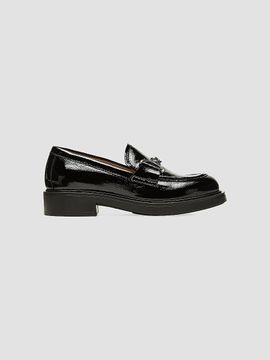 La Canadienne Women's Celine 35MM Horse-bit Patent Leather Loafers